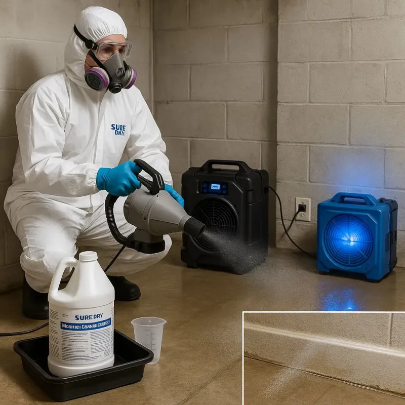 Sanitization and Odor Removal process in West Dundee, IL