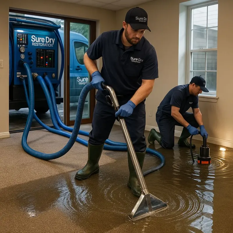 Water Extraction and Removal process in West Dundee, IL